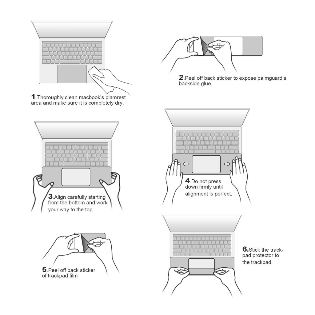 PWY Anti Gores PALM GUARD dan TRACKPAD MACBOOK AIR m1 / AIR m2 / PRO m1 / PRO m2 / Max m1 / m1 Max / m1 PRO / 13.3inch / 13.6inch / 14.2inch / 16.2 inch / A2681 / A1932 A2179 A2337 / A2289 A2338 / A2442 / A2485