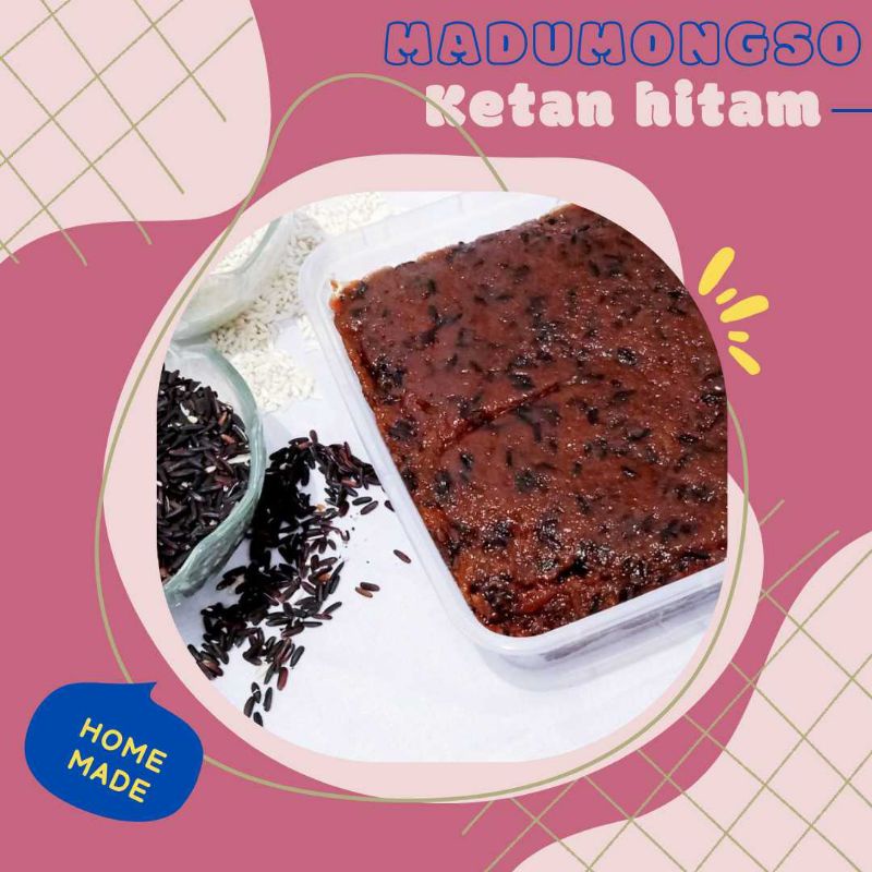 

MADUMONGSO KETAN HITAM 500 gr || TAPE