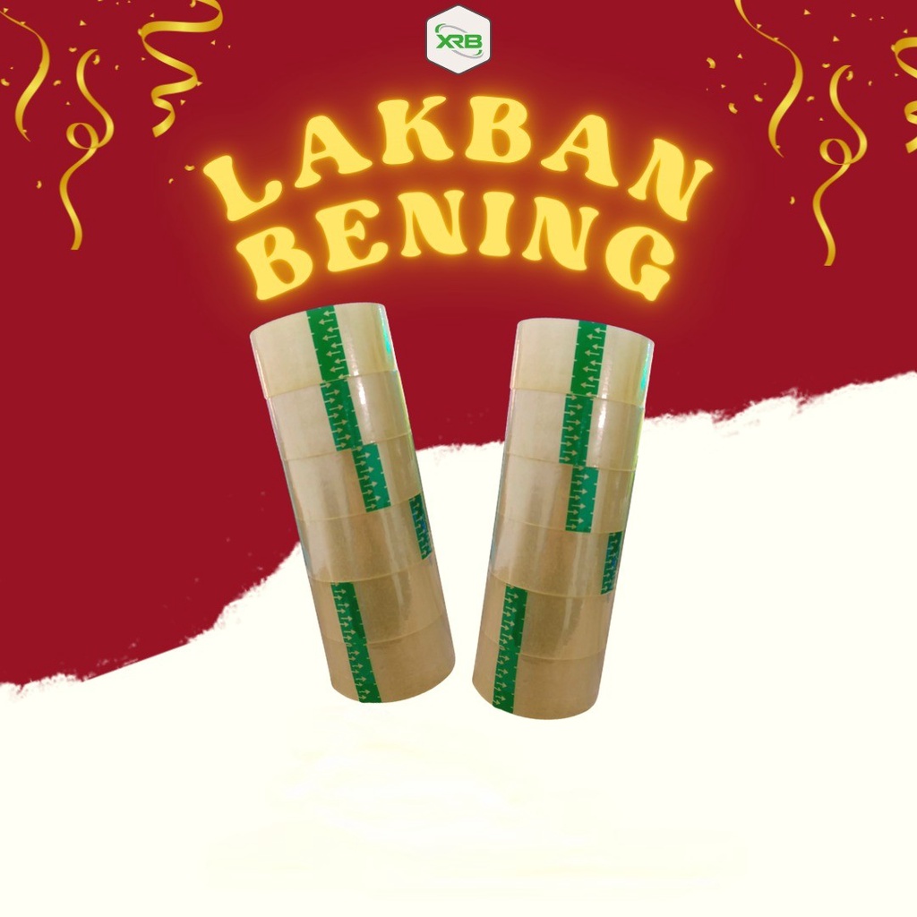 Lakban Bening 2 inch 45 mm 90 Yard Ekonomis MPI Lakban Packing Serbaguna Lakban Murah