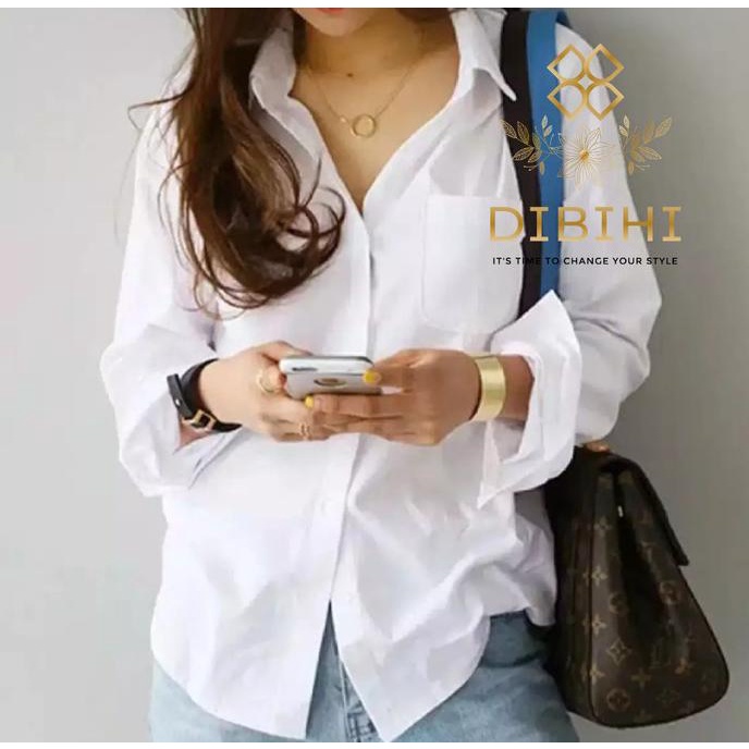 Kemeja Putih Wanita / Kemeja Kerja Wanita / Kemeja Formal