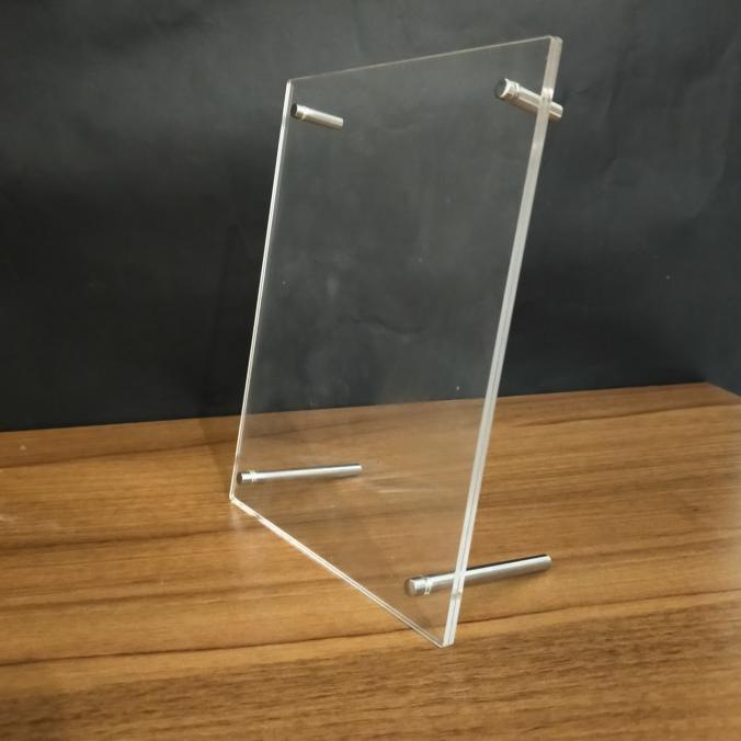 Baru Akrilik Frame/ Bingkai Foto Meja A6