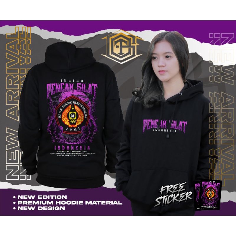 HOODIE PENCAK SILAT INDONESIA HOODIE IPSI HOODIE SEDULUR SILAT / HOODIE PENCAK