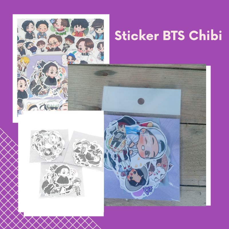 

(35pcs)Sticker Chibi RM/Jin/Suga/Jhope/Jimin/V/Jungkook