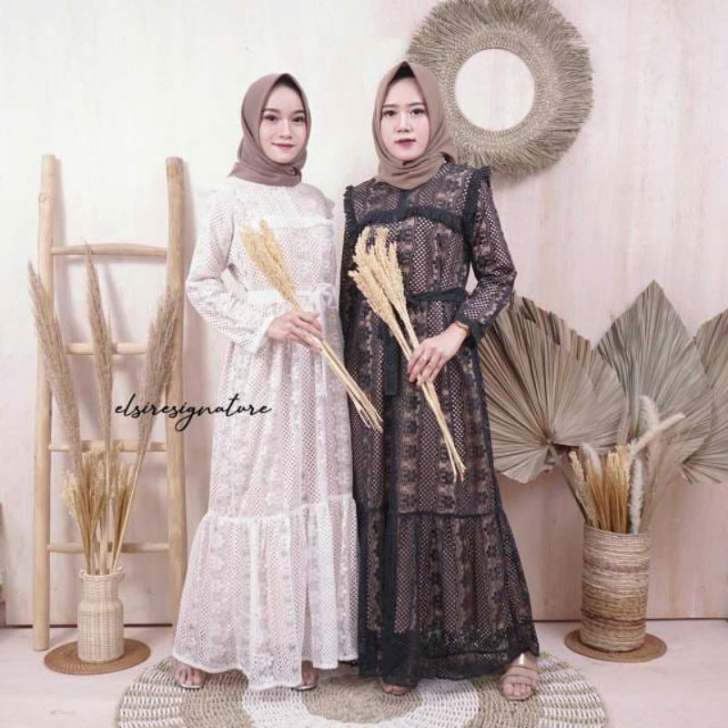 TERMURAH SHERYL BROKAT / SHERYL DRESS // ARIYL DRESS BROKAT // BERYL DRESS BROKAT