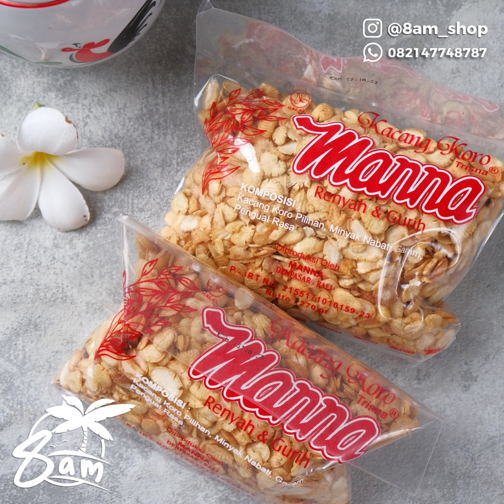 

Kacang Manna Koro 100% Asli KHAS Bali / Kacang Bali / Oleh oleh Bali / Makanan Bali / Khas Bali / Pie Susu / Pia Legong / Pia Eiji