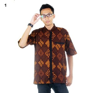 Baju Koko Batik Sogan | Batik Kerja Pria Raharjo - Motif 2