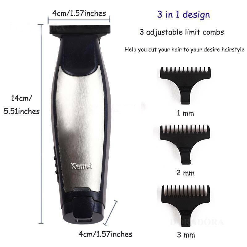 Kemei Detailer KM-5021 Trimmer Alat Cukur Rambut