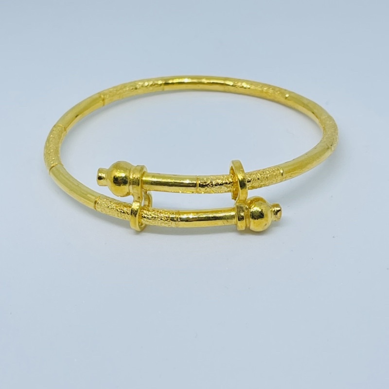 Gelang Tinju Pasir Perhiasan Lapis Emas 24K