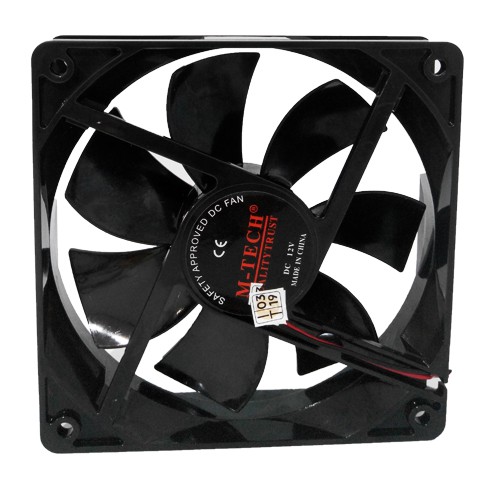 Fan Casing Black 12cm