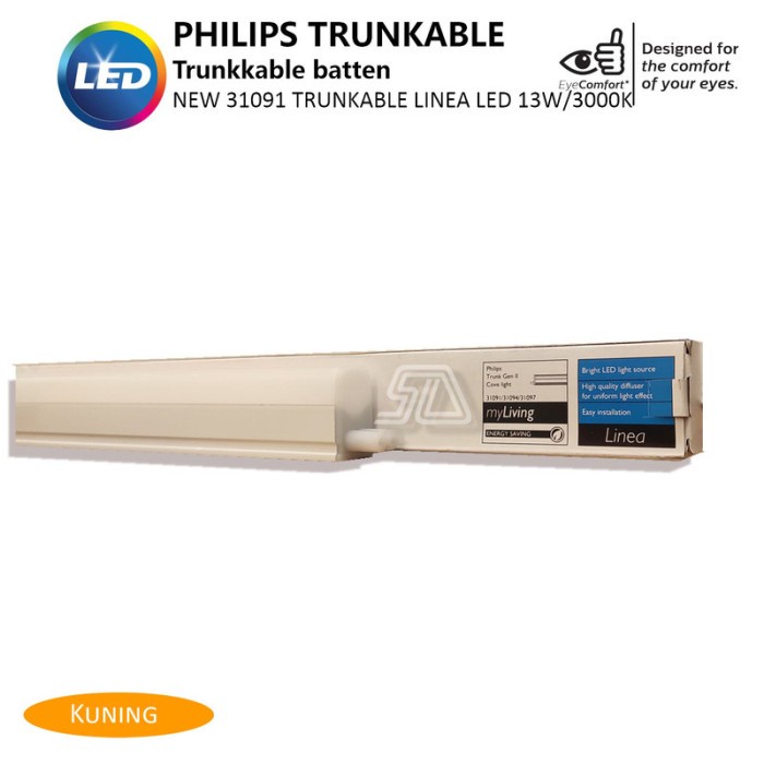 PHILIPS Set Lampu NEW 31091 TRUNKABLE LINEA LED 13W/3000K