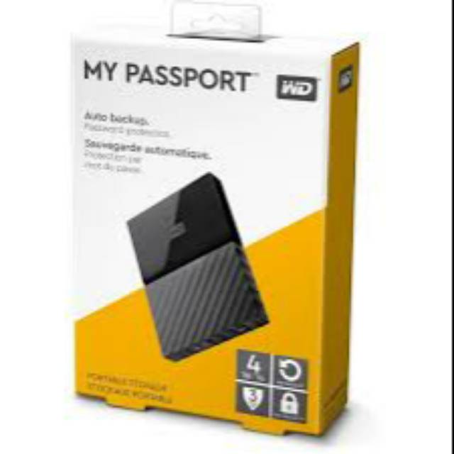HARDISK EXTERNAL WD MY PASSPORT 4TB