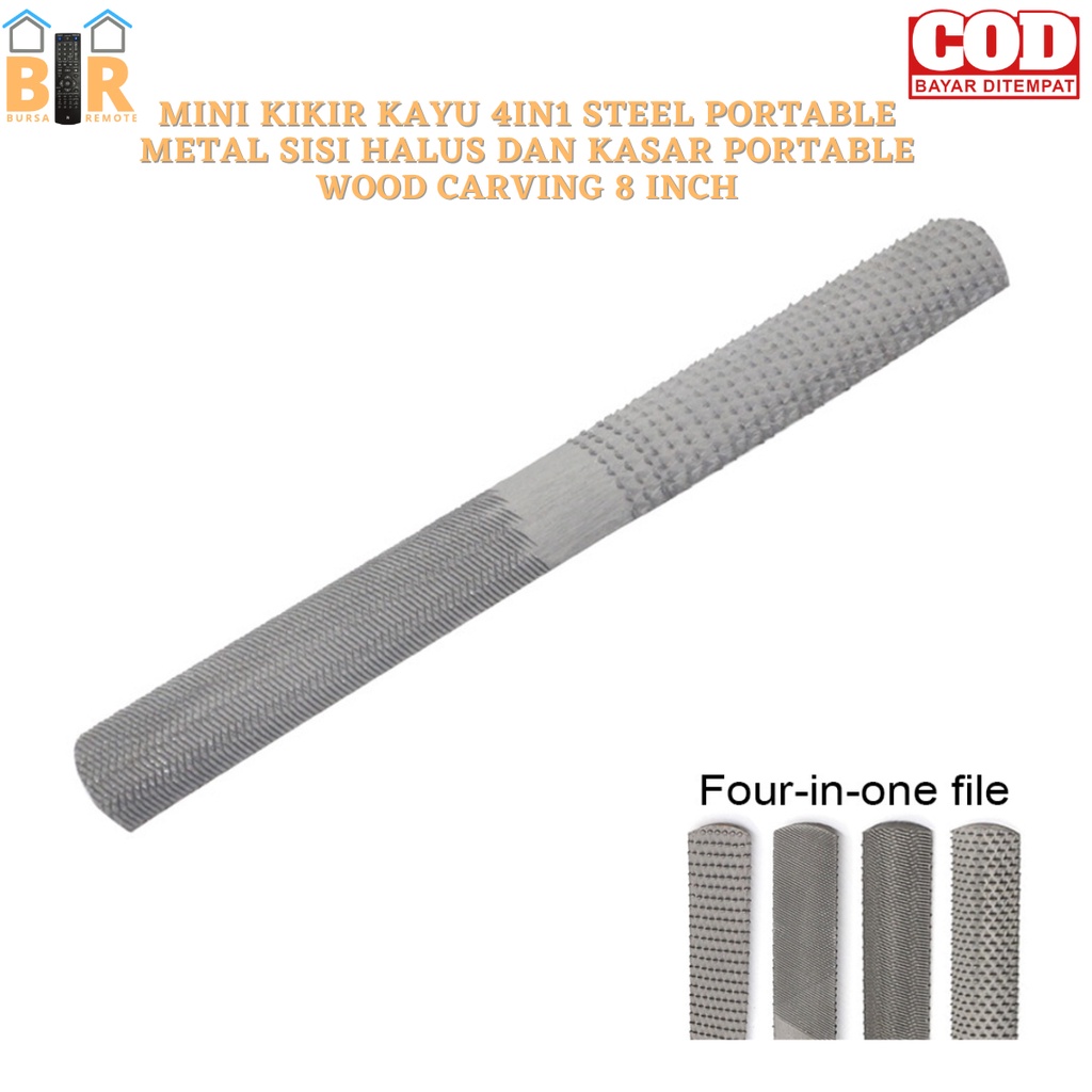 Kikir Kayu HEAVY DUTY Steel Files Pengasah Gergaji Besi Kayu