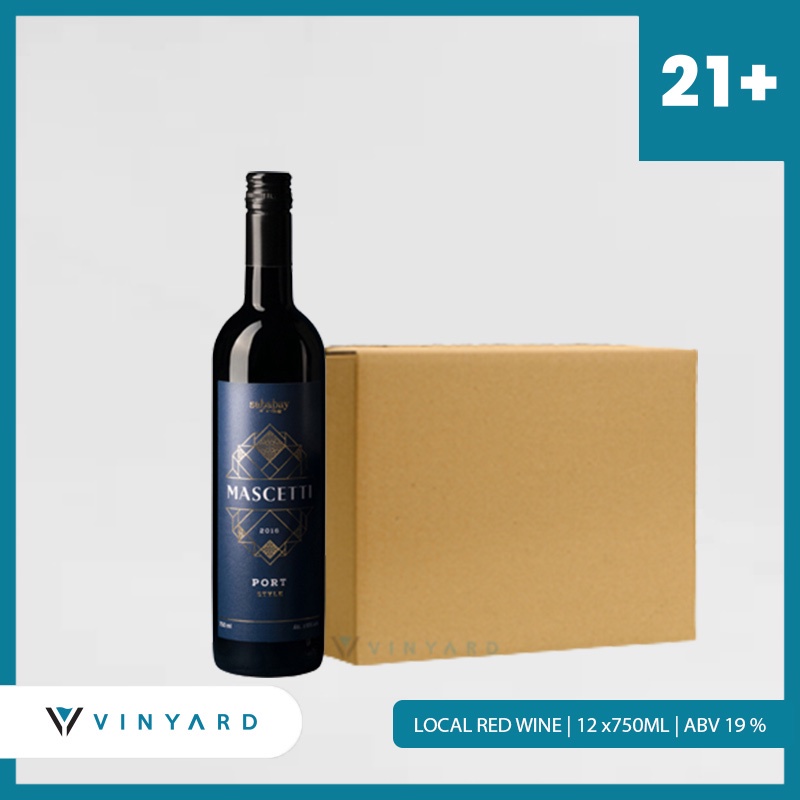 Promo 1 karton (12PCS) / dus wine lokal sababay mascetti 750ml ( Original &amp; Resmi By Vinyard )