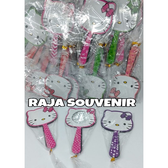 SOUVENIR PERNIKAHAN CERMIN HELLO KITTY / SOUVENIR PERNIKAHAN / KADO ULANG TAHUN / KADO MURAH / HADIAH PERNIKAHAN