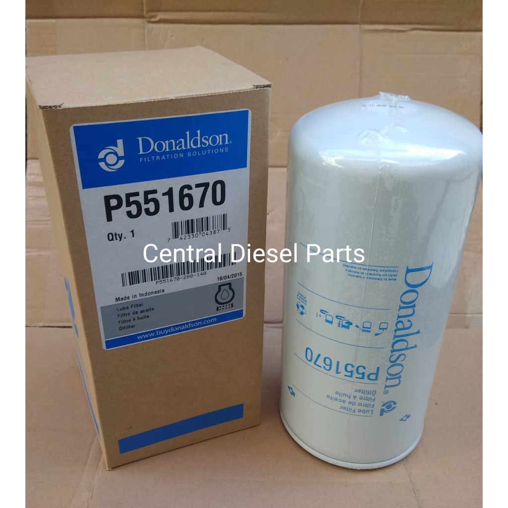 Filter Oli / Oil Filter Cummins 3313279 P551670 Donaldson