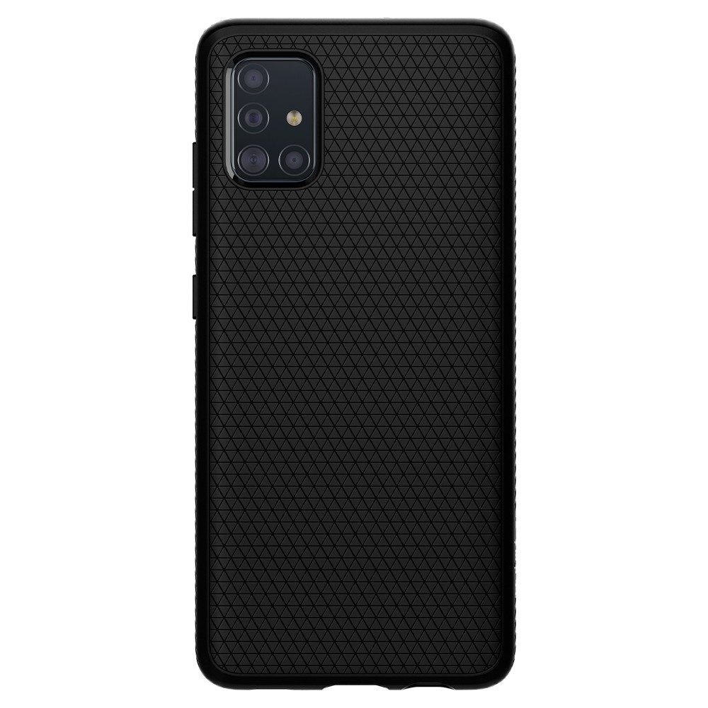 Case Samsung Galaxy A51 / A71 Spigen Liquid Air Softcase Black Casing