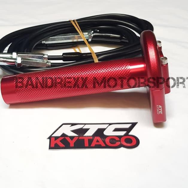 New Promo-091  Gas Spontan KTC CNC Matic Nmax-Xmax-Aerox 155-Lexi-Beat-Vario 150-PCX - Hitam