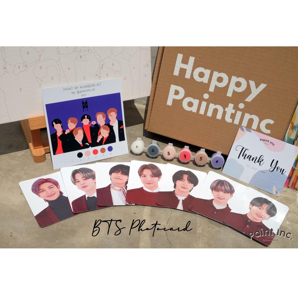 

[KODE 6WT] Paint by Numbers Kit: BTS | Paint Inc. ID | Painting Kit | Paint by Number | Paint Kit