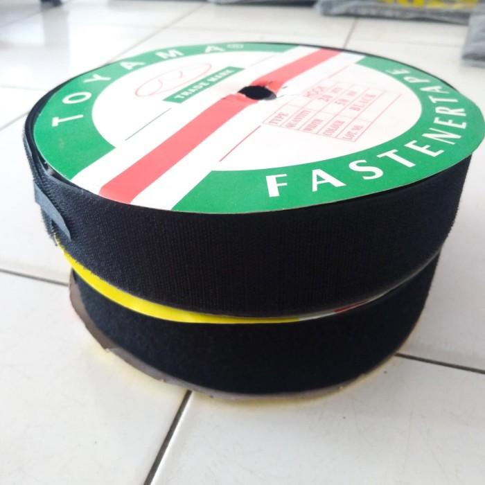 

Holder | Velcro Perekat Hitam 5 Cm 1 Set (Kasar Dan Halus)