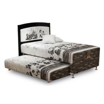 SPRINGBED CENTRAL 2IN1 GOLD BIG MAMA 120x200