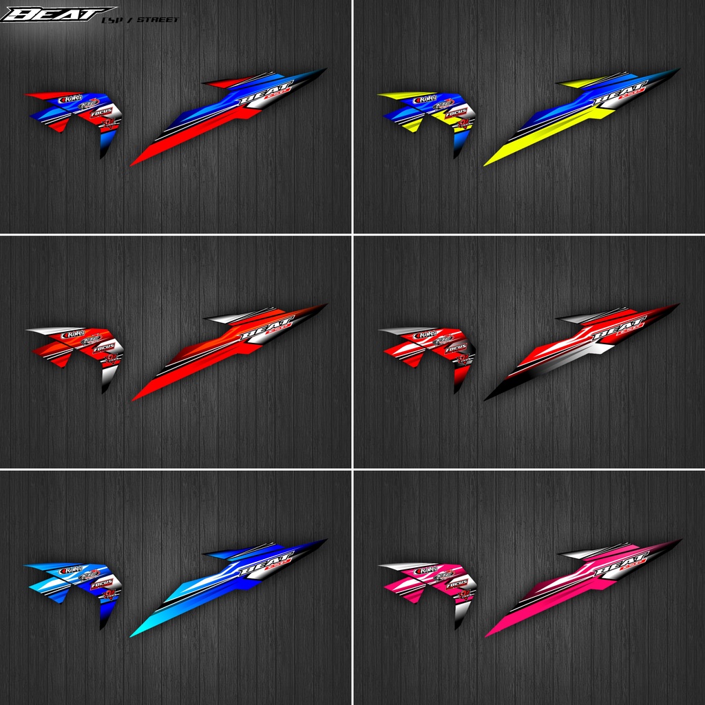 List Stiker Motor Striping Variasi Honda Beat ESP/Street 2016/2020 / Stiker Variasi Beat ESP/Street 
