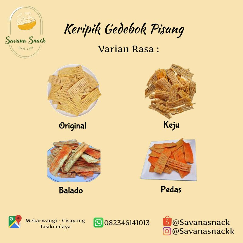 

kripik gedebok pisang
