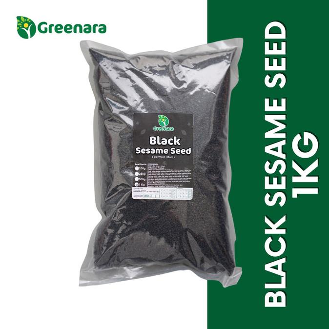 

black sesame seed 1kg / wijen hitam 1kg