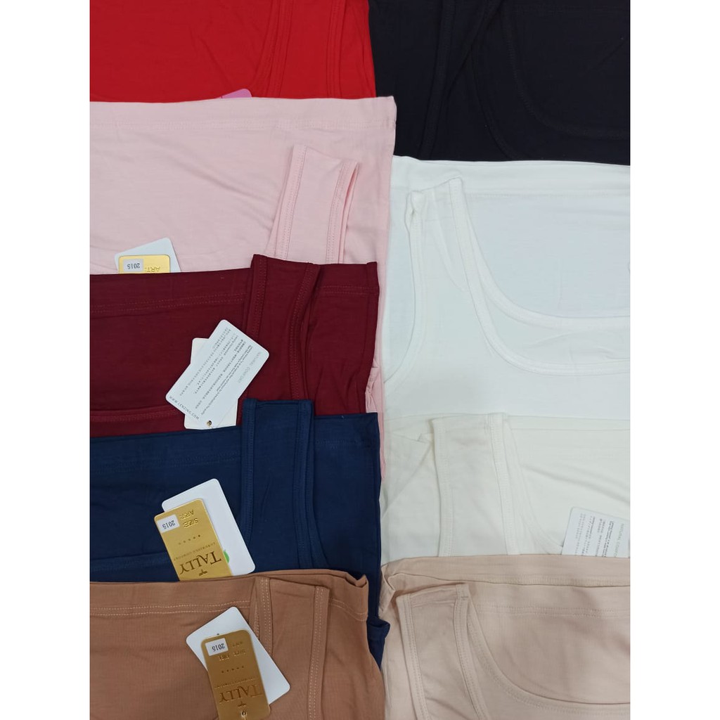 Singlet Tanktop Polos Wanita Nyaman dipakai tali kecil Tanktop bahan Modal TALLY 2015 DI-8