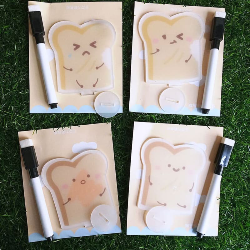 

Set Post it akrilik + spidol - bisa dihapus dan dipajang - Bread
