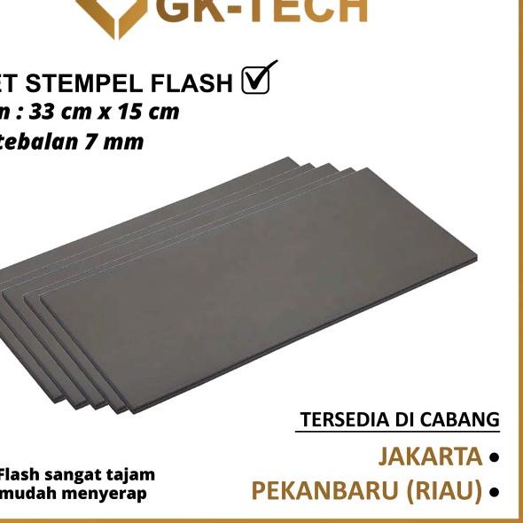 

► Karet Stempel Flash Grafikakita Di Indonesia Ukuran 33x15x7 - ABU GELAP ❇