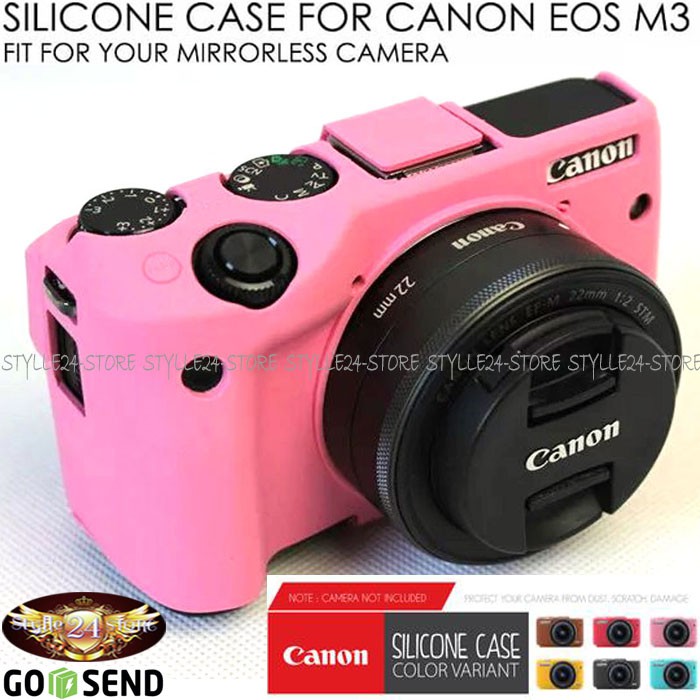 Silicone Canon EOS M3 Silikon Case / Sarung Silicon Kamera Mirrorless