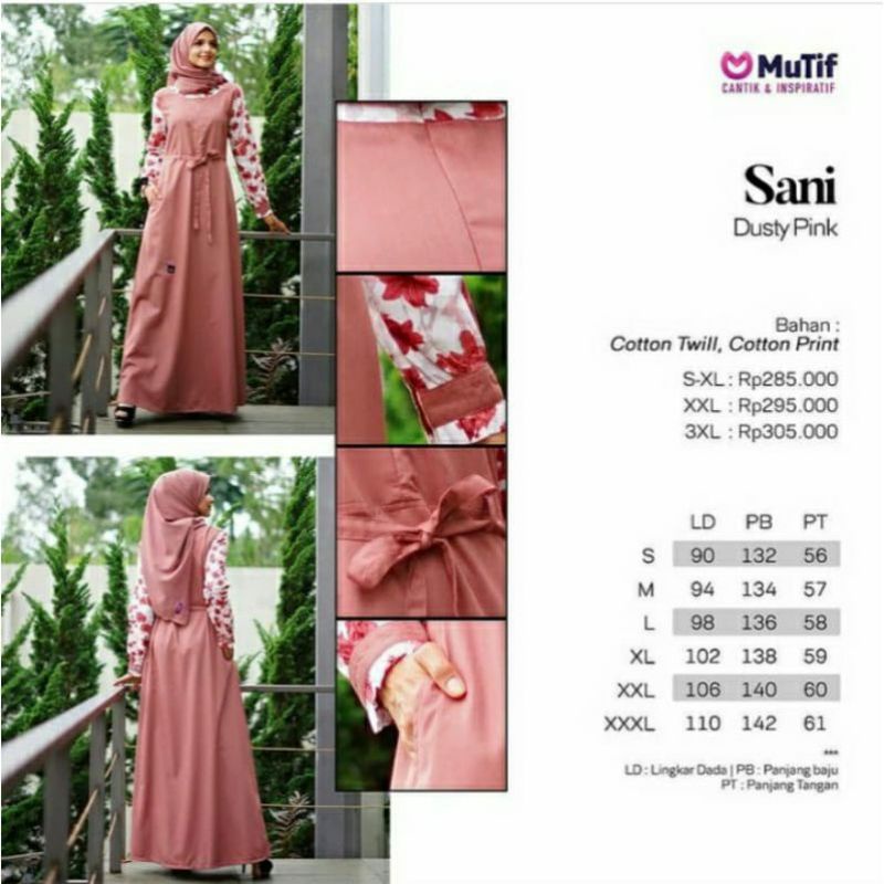 GAMIS MUTIF SANI