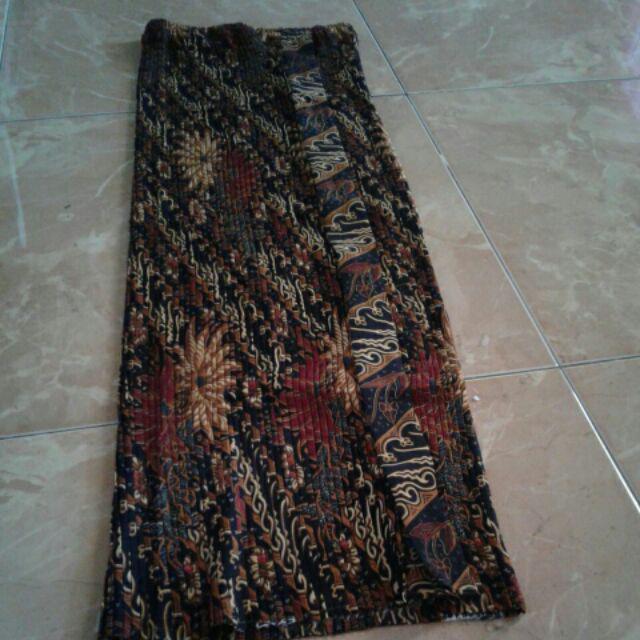 Couple Batik  Motif Jokowi Biru