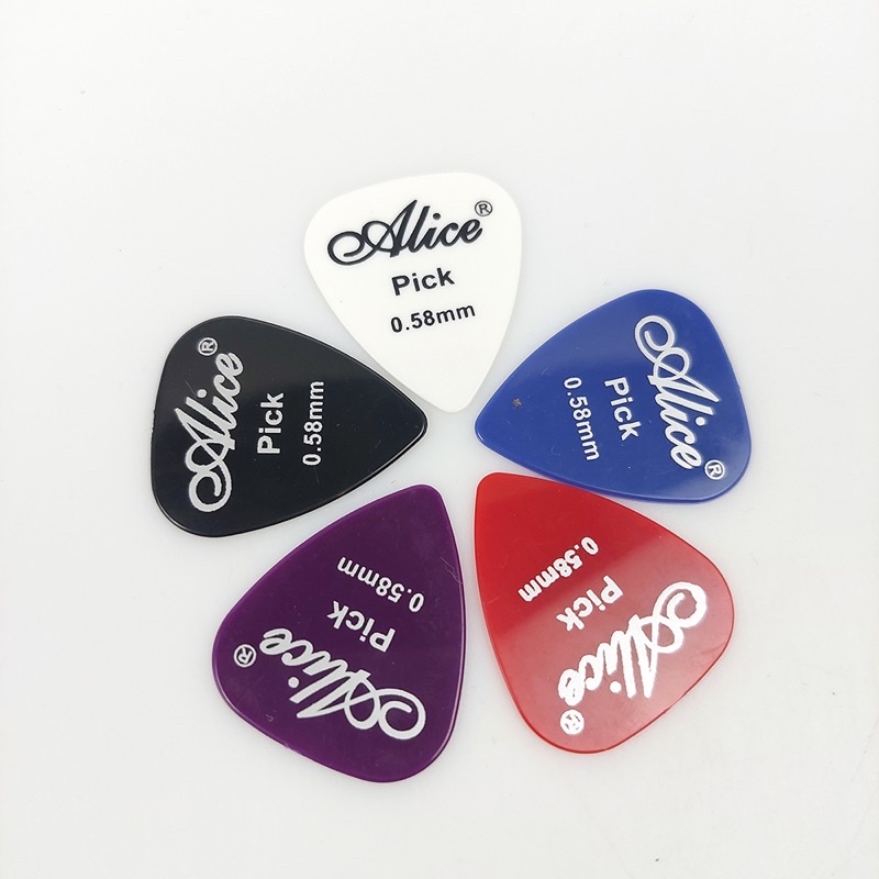 Alice Pick Gitar Akustik 12 PCS - AP-12P - Multi-Color