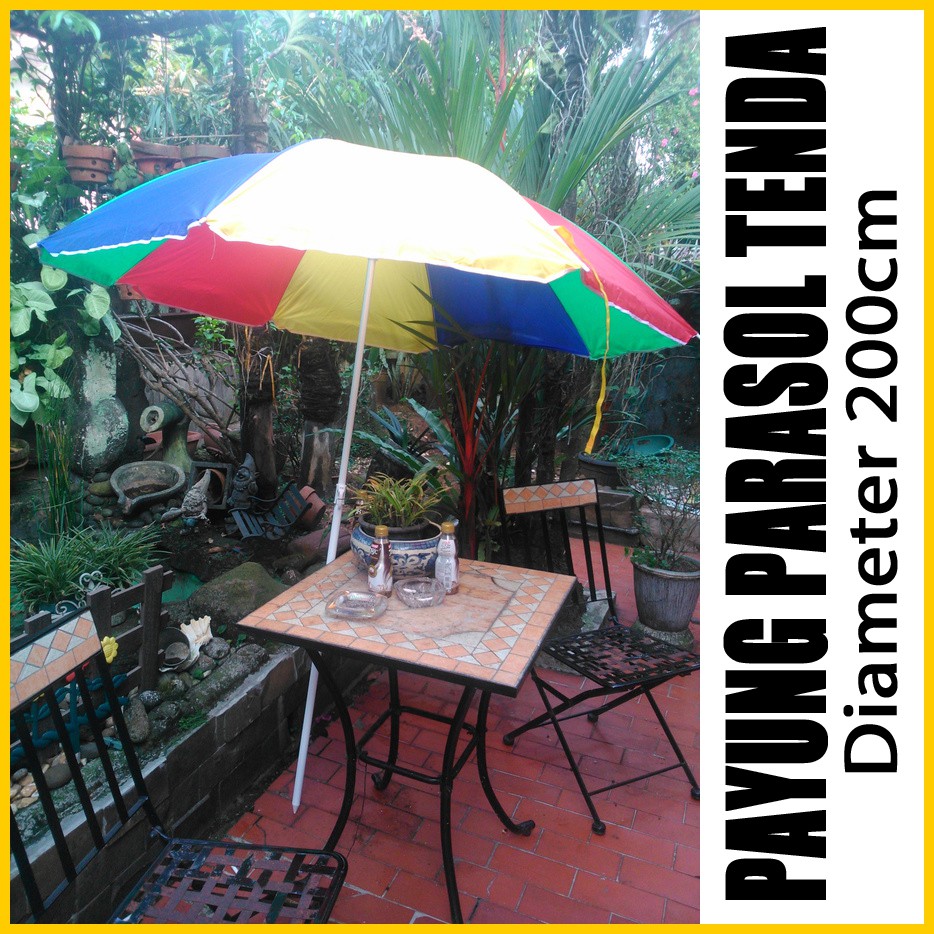 Payung Cafe Pantai Jualan - Payung Tenda Parasol 200cm