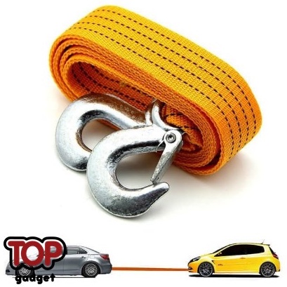 Tali Towing Derek Mobil Motor 2 Kait Hook Metal