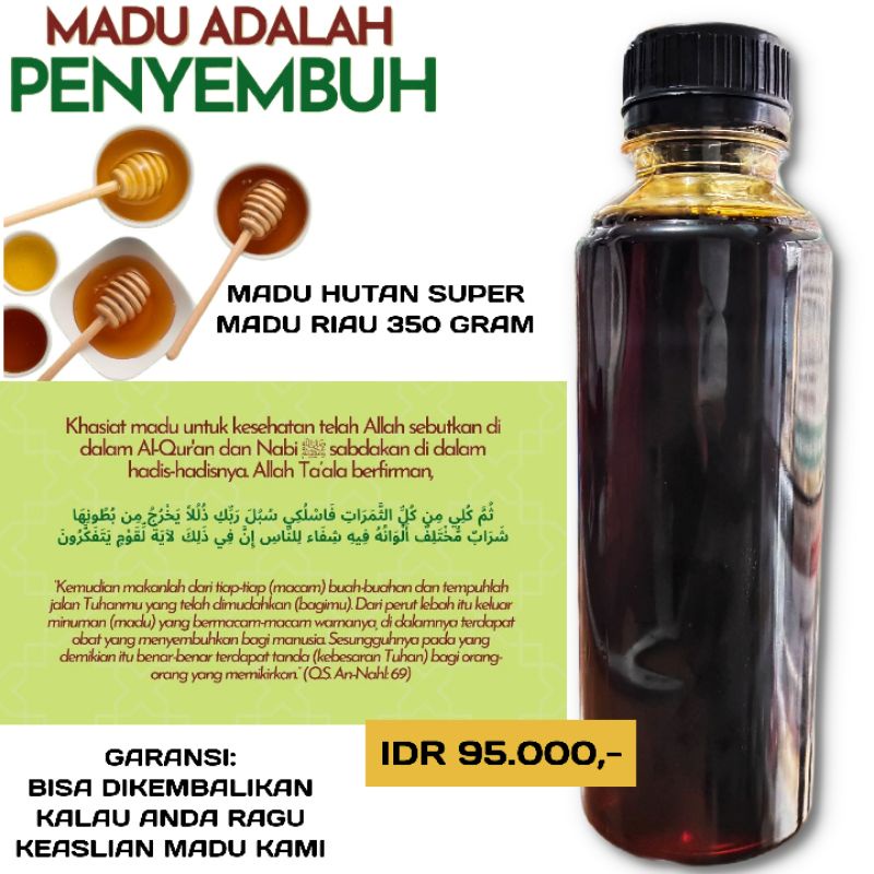 

Madu hutan multiflora 350 gram