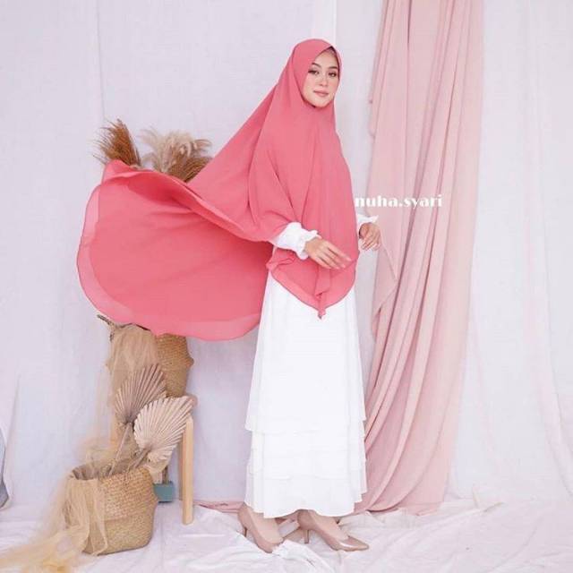Khimar Jumbo Aisyah ori Nuha Syari