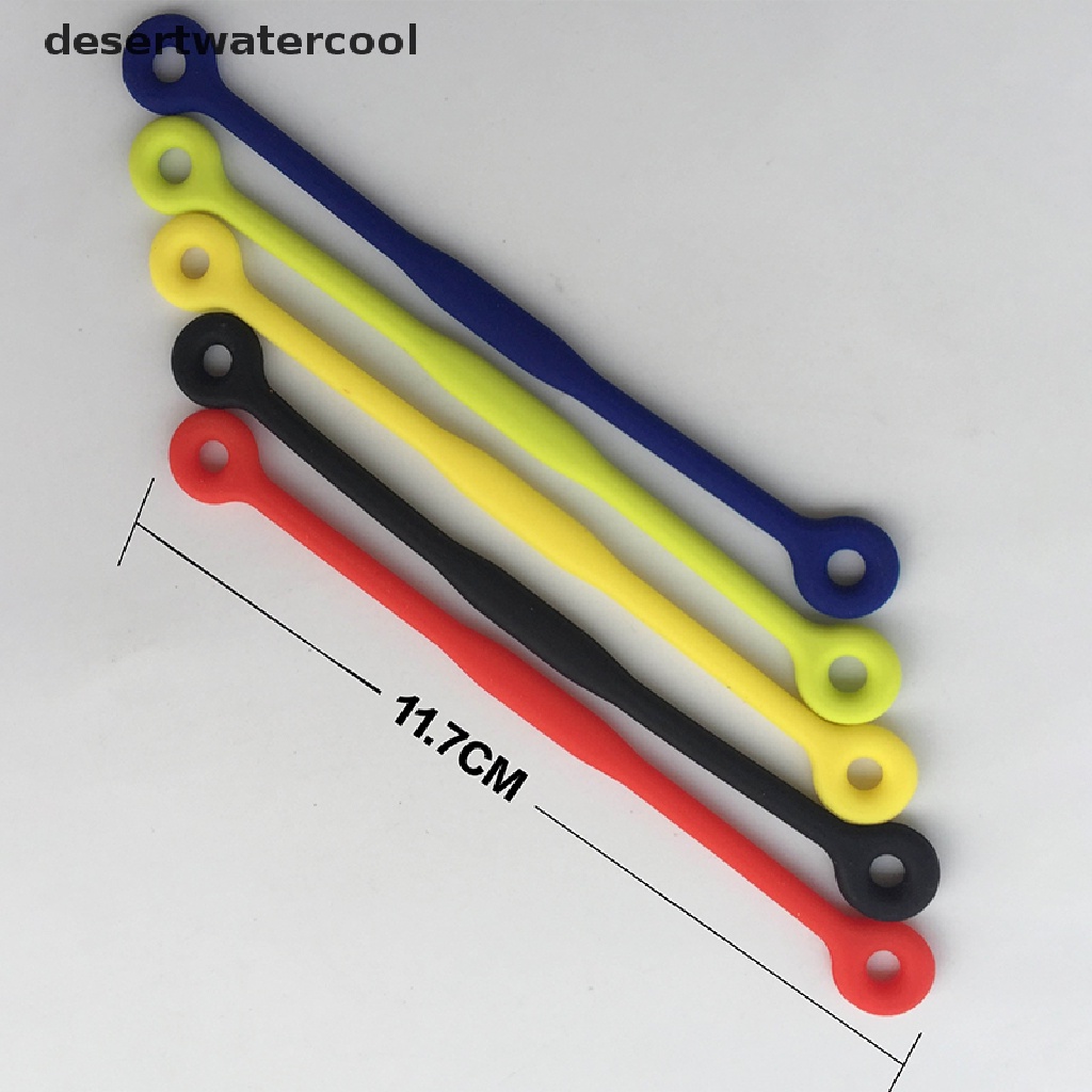 Deid 10pcs Damper Peredam Getaran Raket Tenis Bentuk Panjang