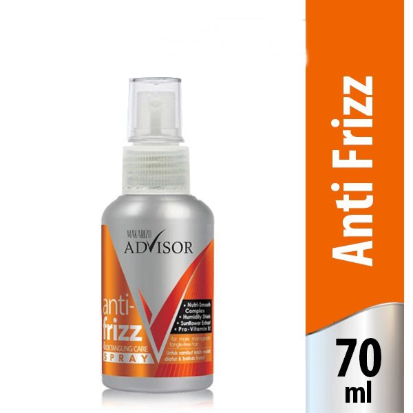 [NEW] Makarizo Anti Frizz Spray Melembabkan &amp; Menutrisi Rambut 70ml