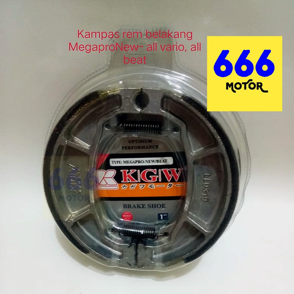 666MOTOR KAMPAS REM BELAKANG BEAT