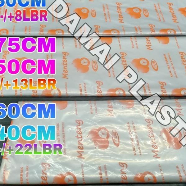 ✱ Kantong Plastik PE Ikan Besar Laundry Loundry 40x60 50x75 60x100 - Pe 40x60 ♞