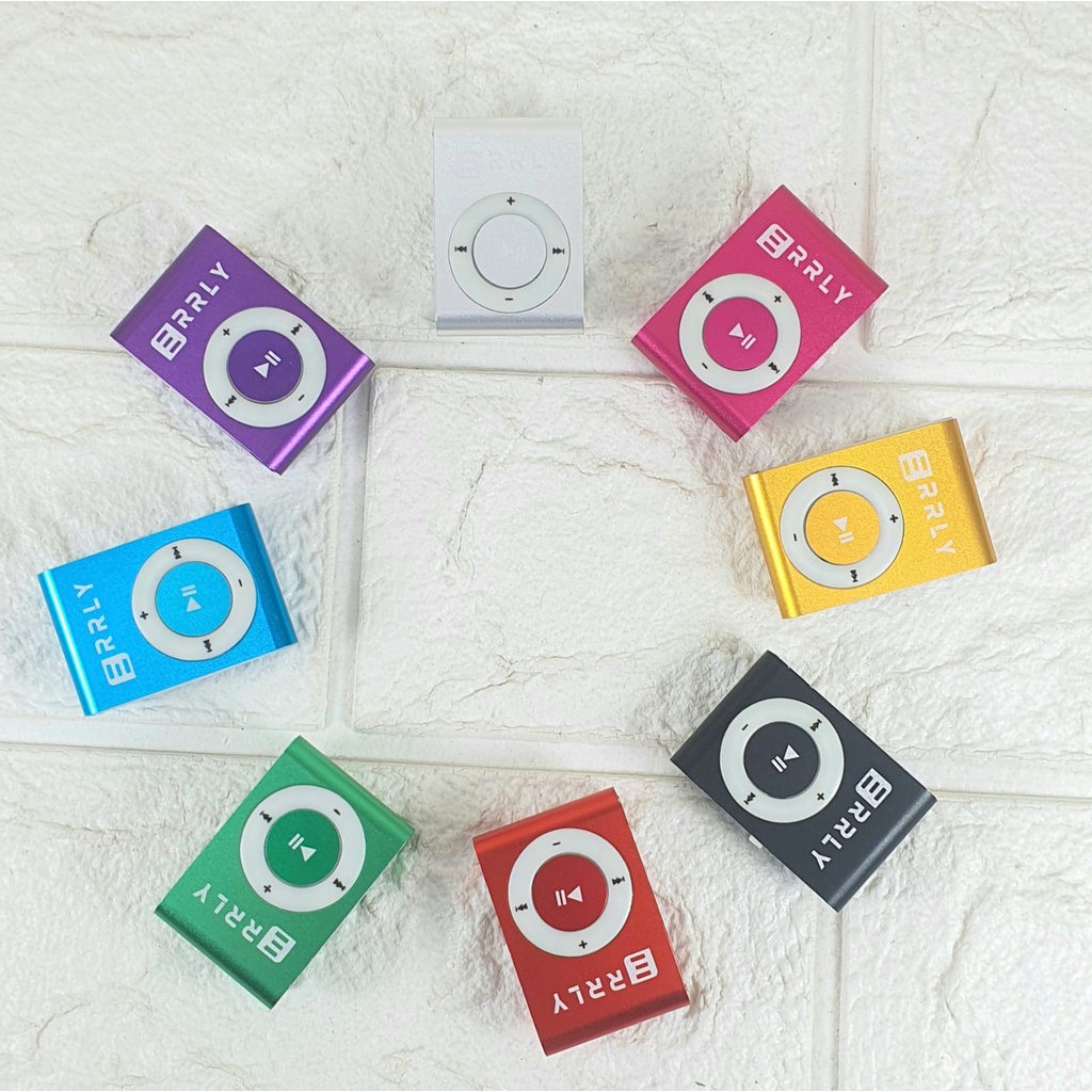 Mp3 Mini Music Player  Mp3 Jepit Slot Memory Card Mp3 iron clip Mp3 Jepit Shuffle Bahan Metal