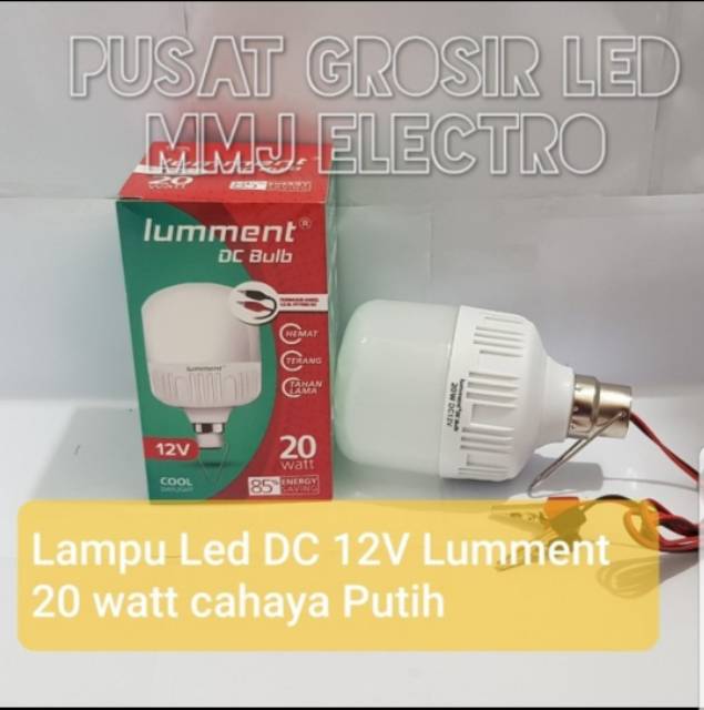 Lampu Led Lumment DC 20 Watt Aki 12V