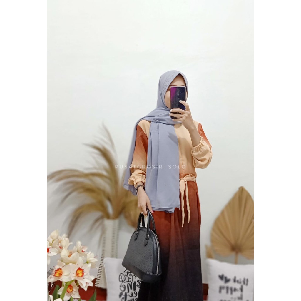 PASHMINA SOFT PAD PED ANTEM SABYAN TERMURAH DIAMOND-SOFTPAD ABU TUA