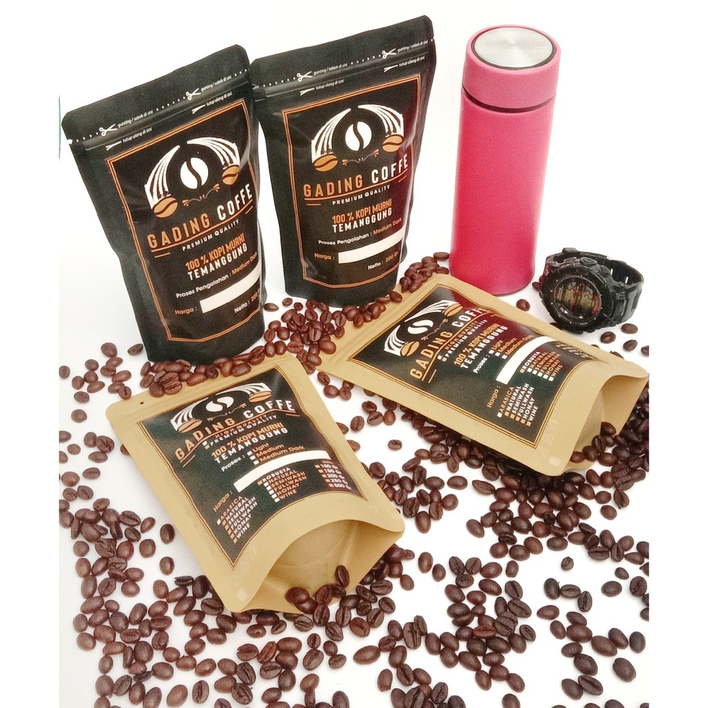 Kopi Temanggung, Kopi Robusta, Bubuk Kopi Robusta Asli &amp; Murni 150g 200g 250g 500g 1kg. Coffee