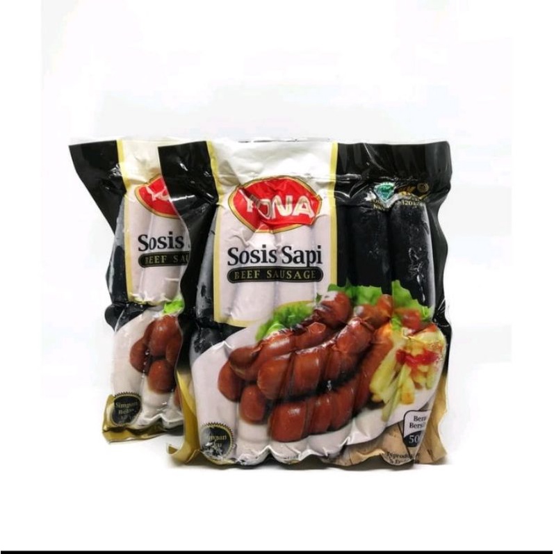 

Sosis Sapi Bakar Yona Mini Isi 12's 5 500Gr