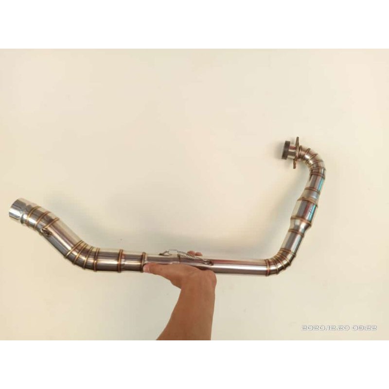 Terlaris pipa leheran knalpot Scorpio full cacing bomm