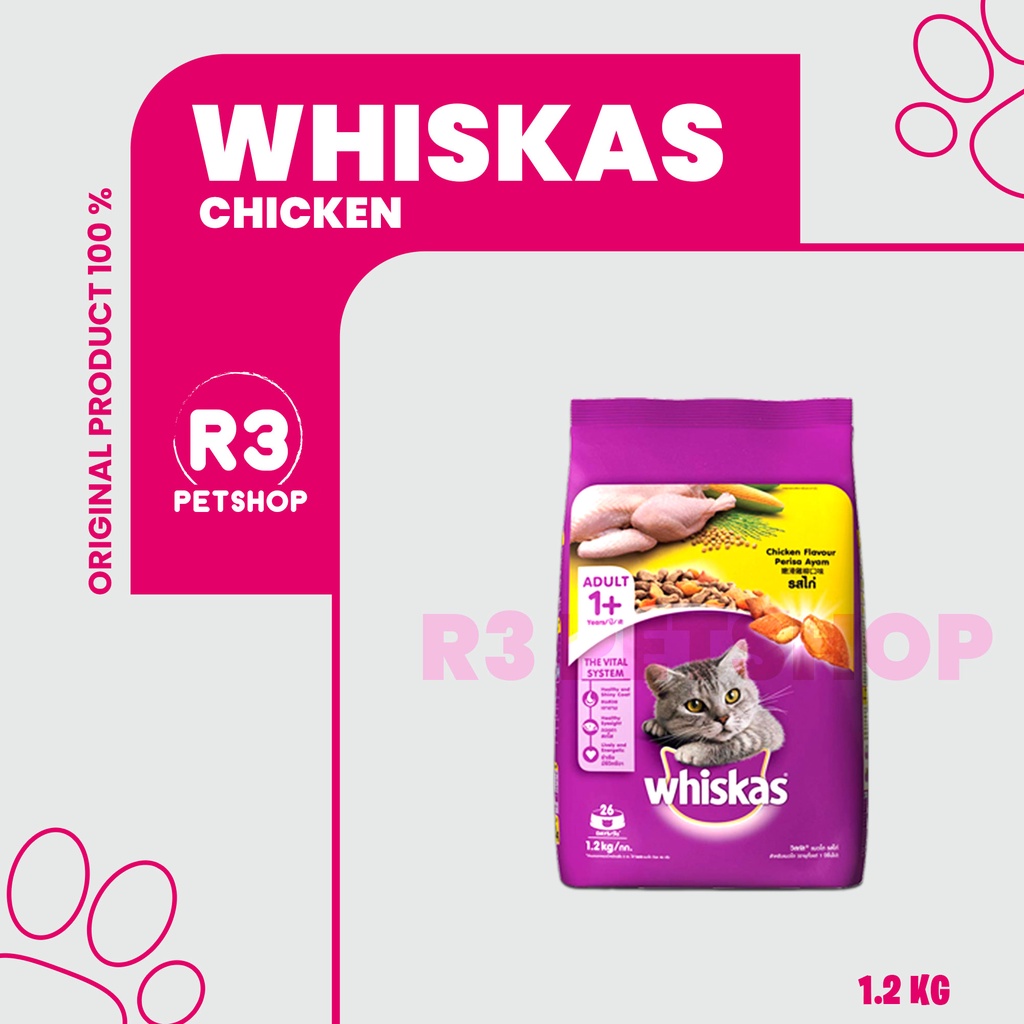 WHISKAS 1,2kg All Varian ( EKSPEDISI )