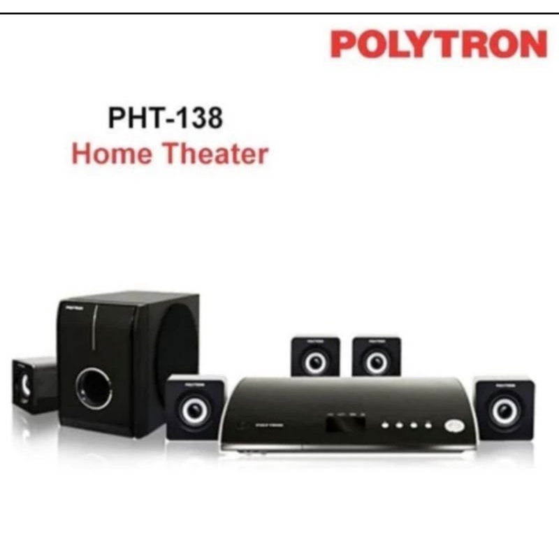 HOME THEATER Polytron PHT 138C Sound System Amplieater Rumahan Sound System